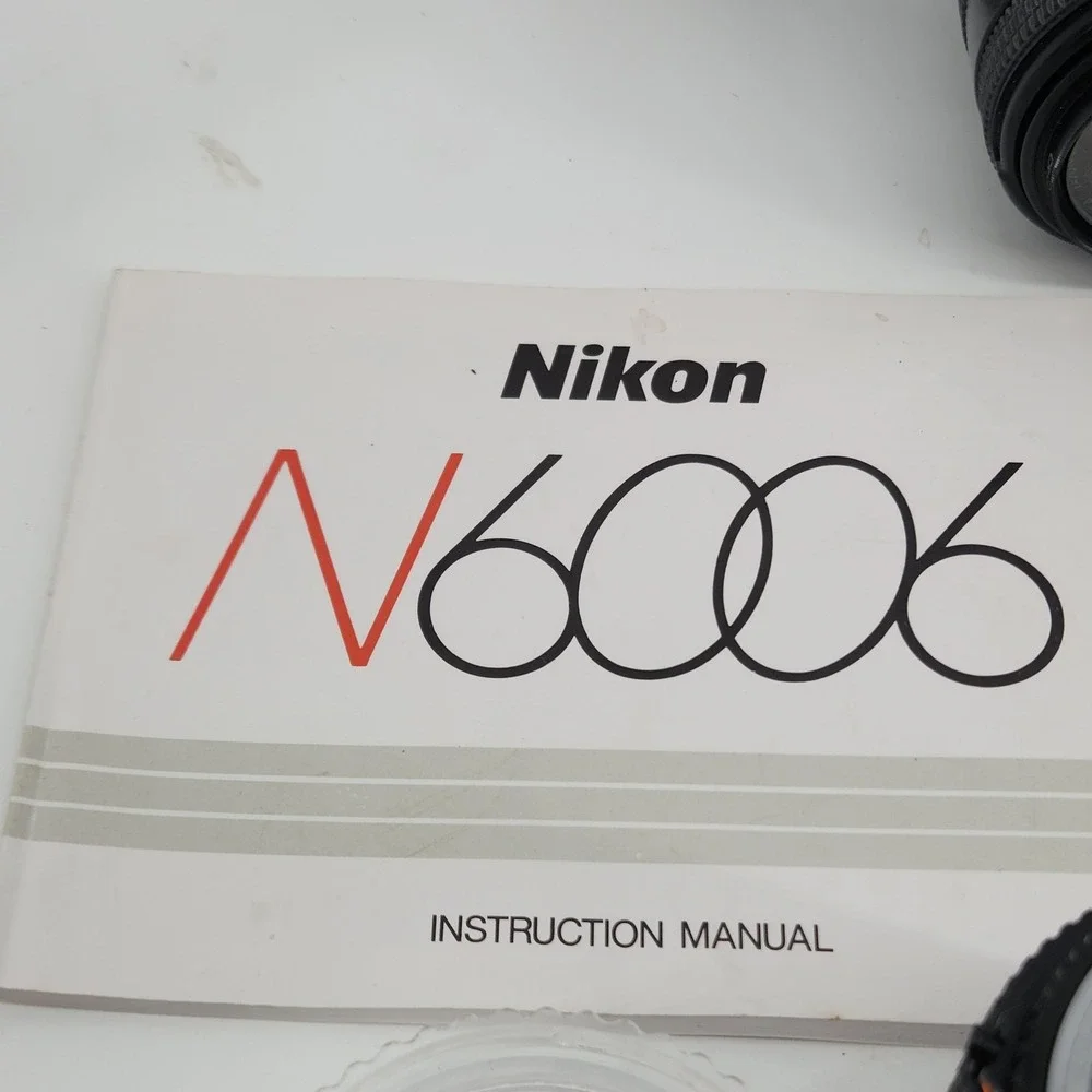 Nikon N6006 AF 35mm SLR Camera Nikkor 35-70 Quantaray 70-210 Broken Latch Parts
